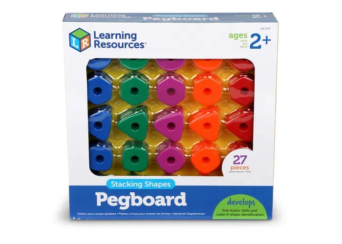 Learning Resources Stacking Shapes Pegboard