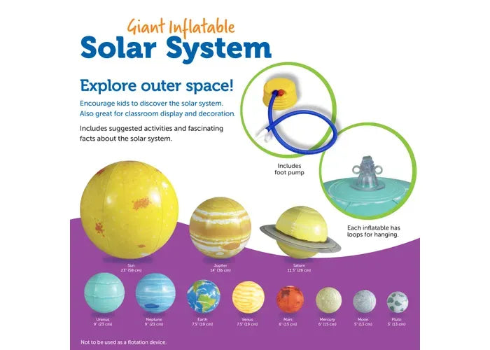Learning Resources Inflatable Solar System Set