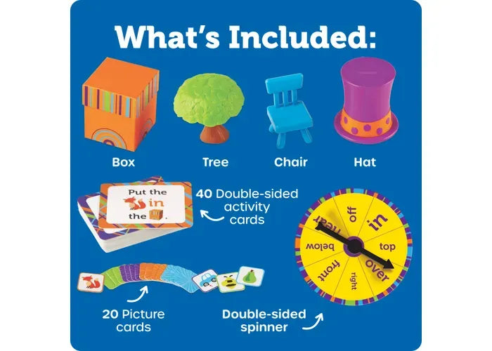 Learning Resources Fox in the Box Positional Words Activity Set