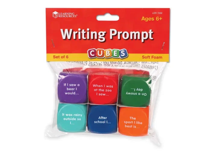 Learning Resources Writing Prompt Cubes